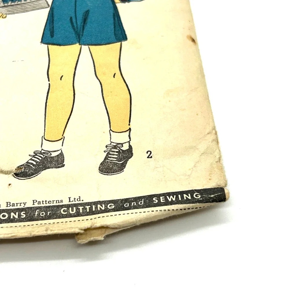 Du Barry Vintage‎ 1941 Pattern #2599B Boys Sailor Suit Size 4 HTF RARE